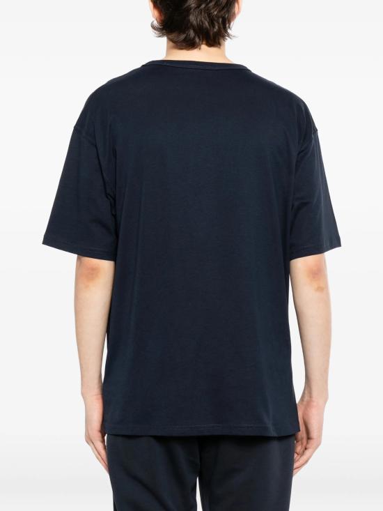 26SS 디젤 T-박스트-R30 스몰 로고 티셔츠 A164000QIAM81E BLUE - DIESEL
