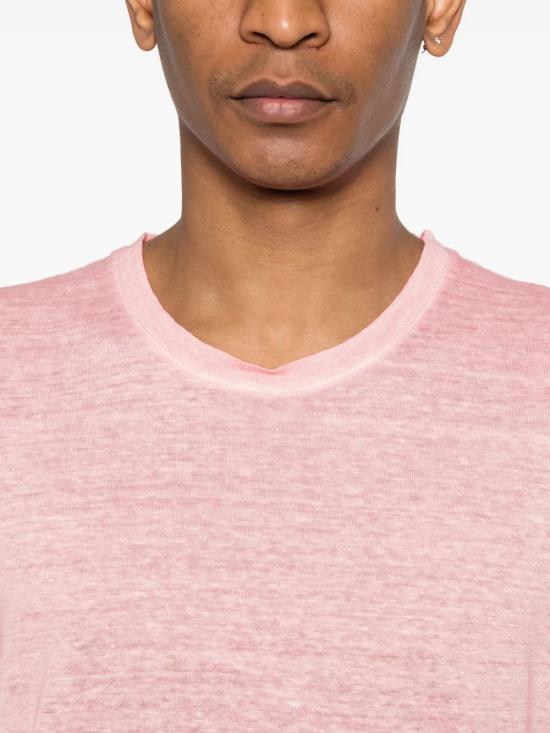 26SS 120 리노 반팔 티셔츠 33ALIM7186000E908S01S00083 PINK - 120 LINO
