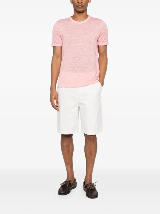 26SS 120 리노 반팔 티셔츠 33ALIM7186000E908S01S00083 PINK - 120 LINO