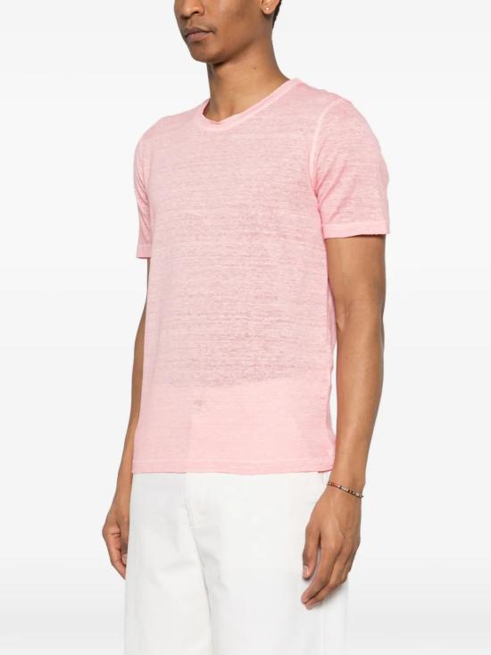26SS 120 리노 반팔 티셔츠 33ALIM7186000E908S01S00083 PINK - 120 LINO