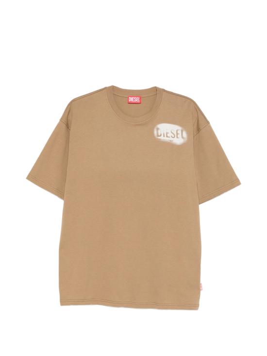 26SS 디젤 반팔 티셔츠 A199810QIAM7DG BEIGE