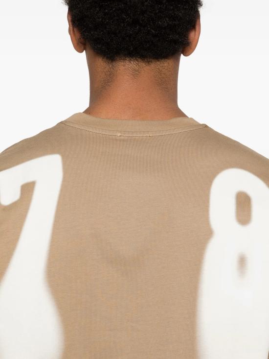 26SS 디젤 반팔 티셔츠 A199810QIAM7DG BEIGE - DIESEL