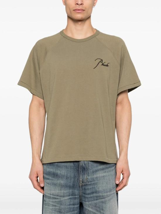 26SS 루드 반팔 티셔츠 RHPS26TT200126013 GREEN - RHUDE