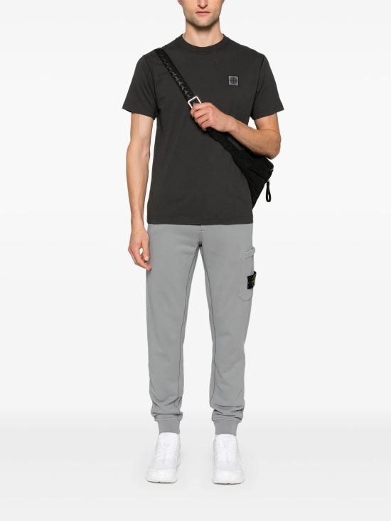 26SS 스톤 아일랜드 오가닉 코튼 저지 피사토 이펙트 티셔츠 L1S152100026S0057V0065 GREY - STONE ISLAND