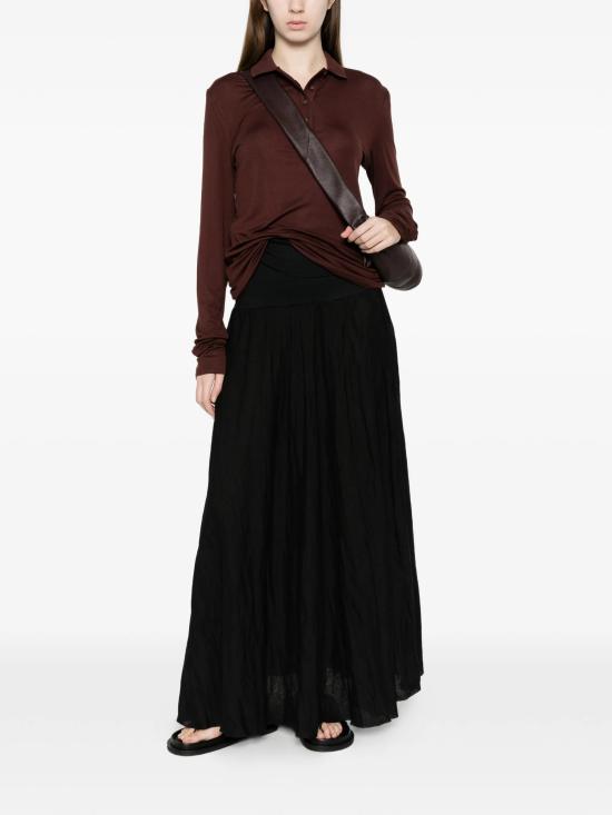 26SS 엔타이어 스튜디오 긴팔 티셔츠 ESSS26PO01241SADDLEWOOD BROWN - ENTIRE STUDIOS