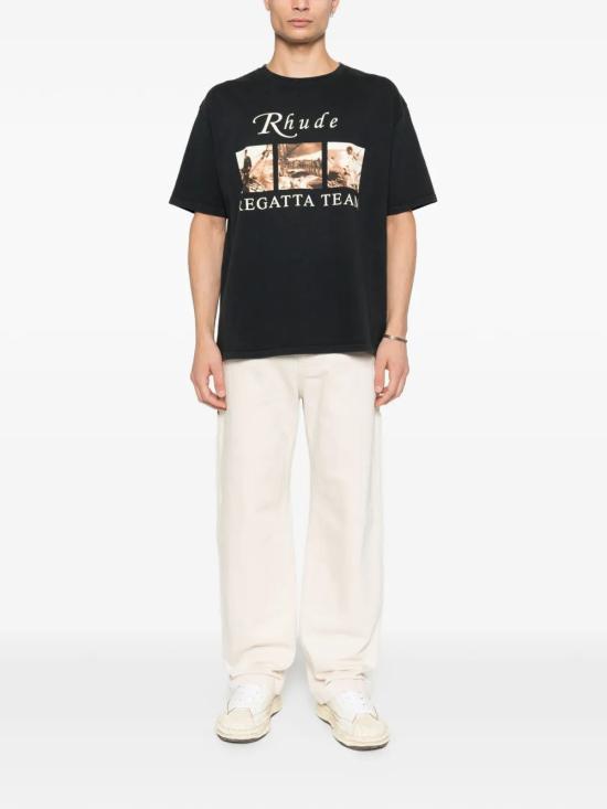 26SS 루드 반팔 티셔츠 RHPS26TT130126009 BLACK - RHUDE