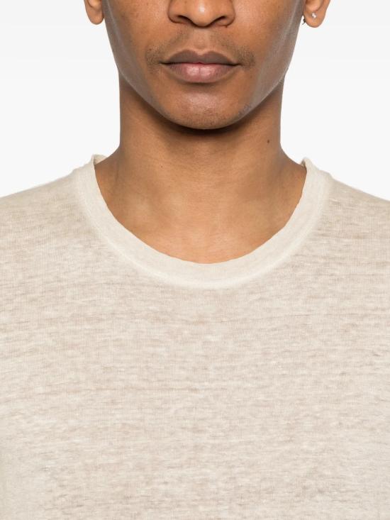26SS 120 리노 반팔 티셔츠 33ALIM7186000E908S01S00092 BEIGE - 120 LINO