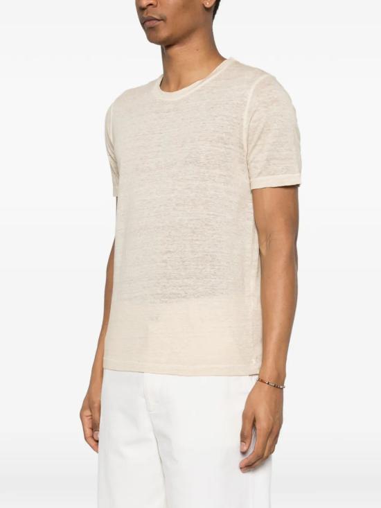 26SS 120 리노 반팔 티셔츠 33ALIM7186000E908S01S00092 BEIGE - 120 LINO