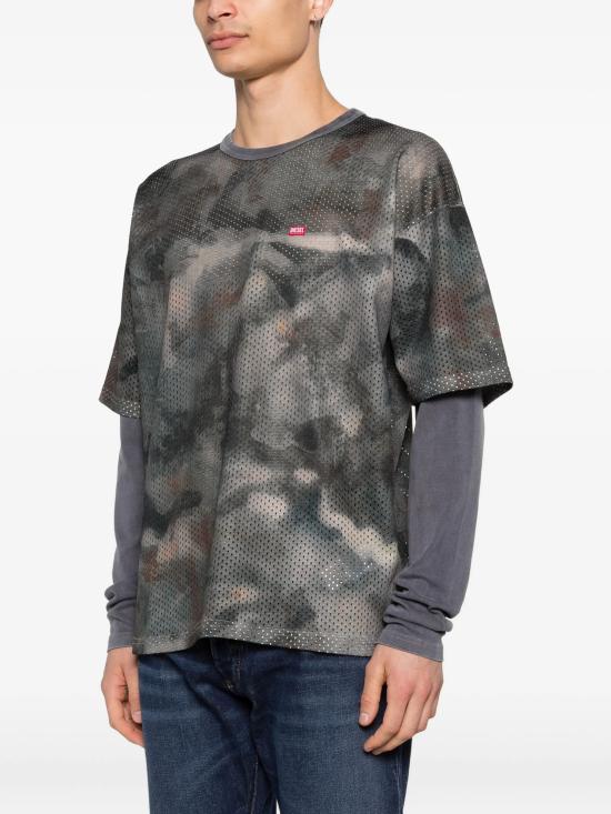 26SS 디젤 긴팔 티셔츠 A199430BMCD8ATA GREY - DIESEL