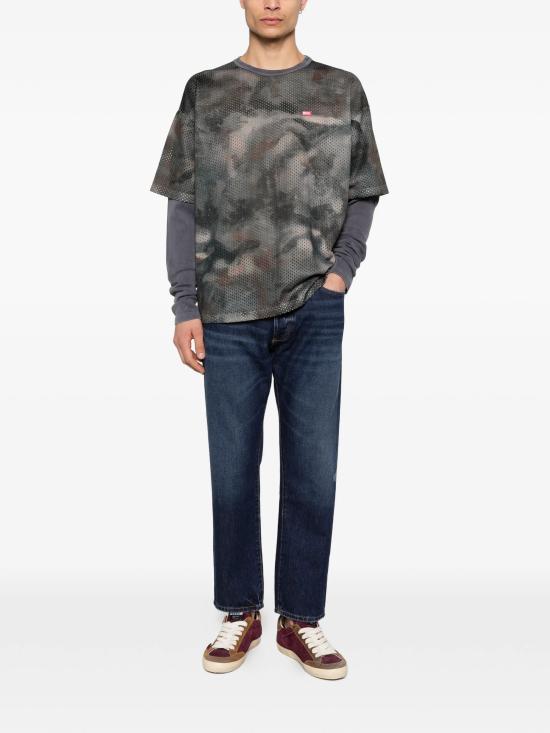 26SS 디젤 긴팔 티셔츠 A199430BMCD8ATA GREY - DIESEL