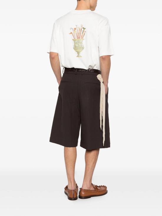 26SS 드롤드무슈 반팔 티셔츠 KTS313CO002OW WHITE - DROLE DE MONSIEUR