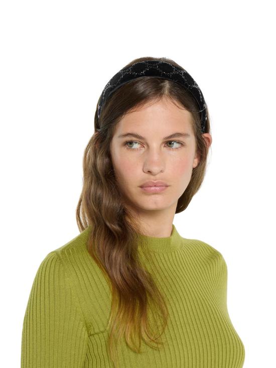 26SS 구찌 헤어 액세서리 8538123HBHB1000 BLACK - GUCCI