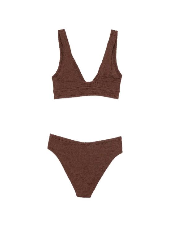 26SS 훈자 지 비키니 수영복 BANGELCRMETALLICCHOCOLATE BROWN - HUNZA G