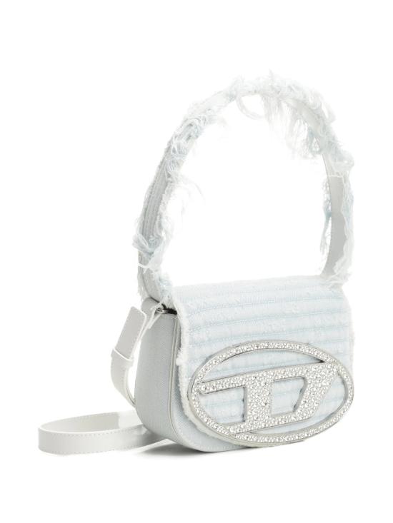 26SS 디젤 투명 TPU 아이코닉 숄더백 X08396P8771HB179 CLEAR BLUE - DIESEL