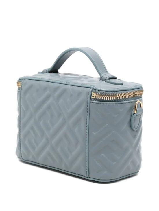 26SS 펜디 배니티 FF 모티프 나파 레더 미니백 8BS108AAJDF1UJC CLEAR BLUE - FENDI