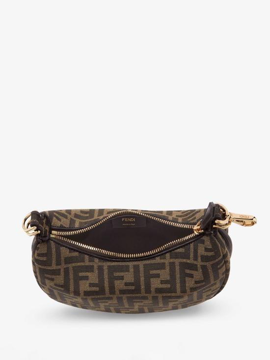 26SS 펜디 펜디그라피 FF 패브릭 미니백 8BS081ALP3F1MAT BROWN - FENDI