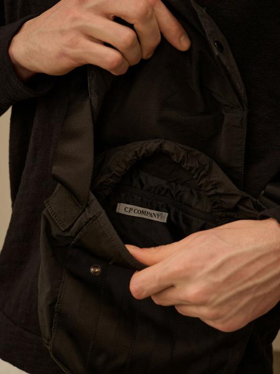 26SS 씨피 컴퍼니 숄더백 20CMAC154A110188M999 BLACK - C.P. COMPANY