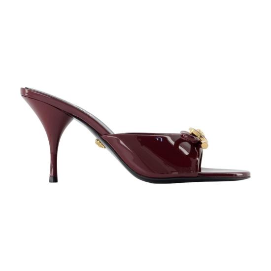 26SS 베르사체 샌들 1018239D2VE1RC3V BURGUNDY