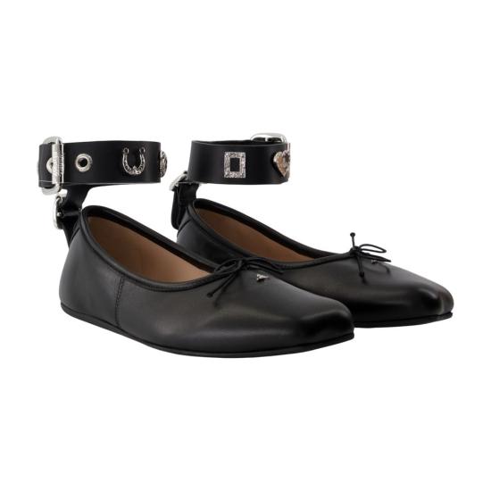 26SS 비비안웨스트우드 플랫 슈즈 7201000OWC006QN401 BLACK - VIVIENNE WESTWOOD