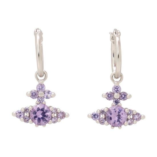 26SS 비비안웨스트우드 이어링 6202017R02P250P250 PURPLE