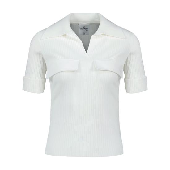 26SS 쿠레쥬 반팔 티셔츠 126MPO053FI00010001 WHITE