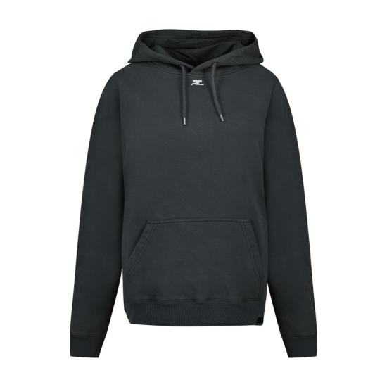 26SS 쿠레쥬 후드 티셔츠 126JHO049JS02669917 BLACK