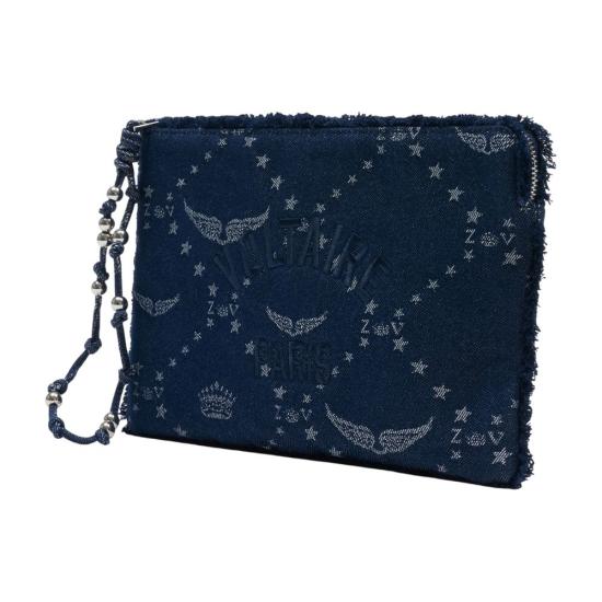 26SS 자딕앤볼테르 클러치/파우치 LWSG03746415 BLUE - ZADIG & VOLTAIRE