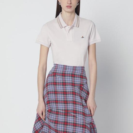 26SS 비비안웨스트우드 폴로 티셔츠 1H010004J00AUJ402 PURPLE