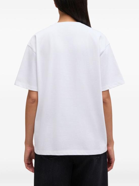 26SS 가니 코튼 저지 비디드 타이거 티셔츠 A1050060151 WHITE - GANNI