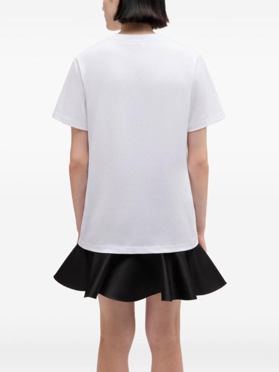 26SS 가니 웨스턴 부츠 프린트 티셔츠 A1050075151 WHITE - GANNI