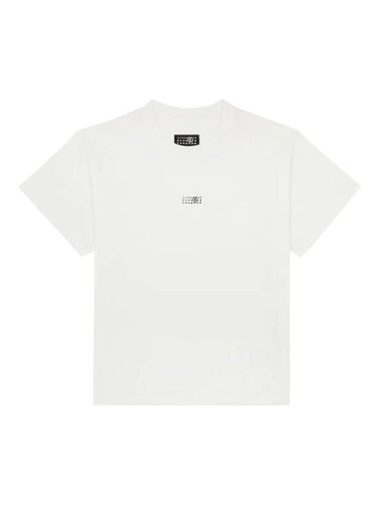 26SS MM6 메종마르지엘라 Numeric 코튼 티셔츠 SH0GC0032M20170101 WHITE