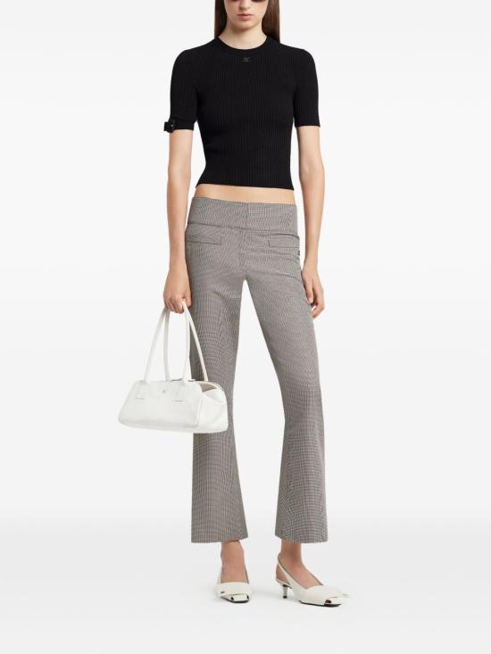 26SS 쿠레쥬 반팔 티셔츠 126MPU267FI00019999 BLACK - COURREGES