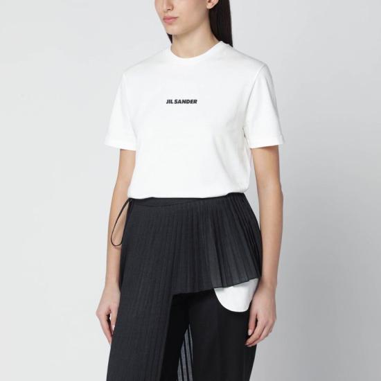 26SS 질샌더 반팔 티셔츠 J02GC0142J20103102 WHITE