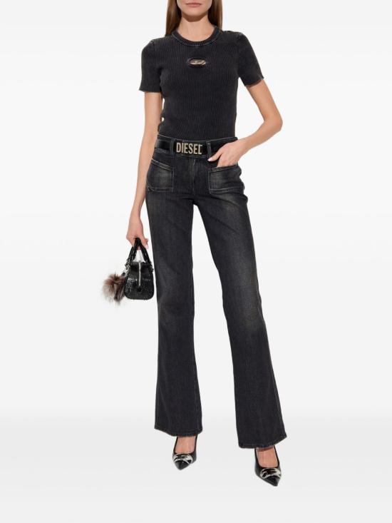 26SS 디젤 반팔 티셔츠 A162490AKBQ900 BLACK - DIESEL