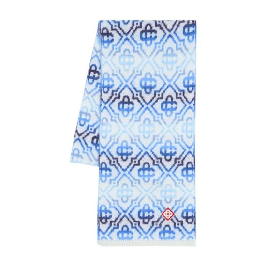 26SS 카사블랑카 머플러/스카프 ASP26ACC28502 BLUE - CASABLANCA