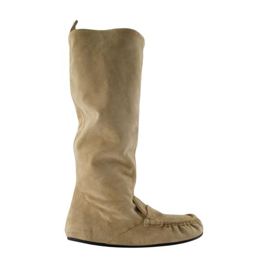 26SS 아크네 스튜디오 슬라우치 새들 부츠 AD0909AEK BEIGE