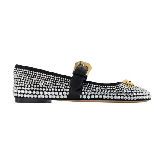 26SS 베르사체 플랫 슈즈 10217101A170262B30V BLACK