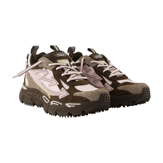 26SS 오프화이트 스니커즈 OWIA289S26LEA001306E BROWN - OFF WHITE