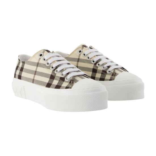 26SS 버버리 체크 스니커즈 8118636B2529 BEIGE - BURBERRY