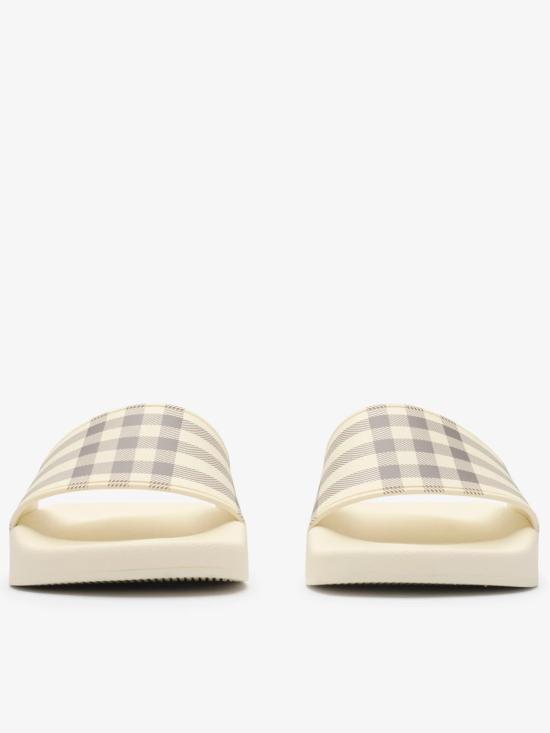26SS 버버리 체크 슬라이드 8119283B2529 BEIGE - BURBERRY
