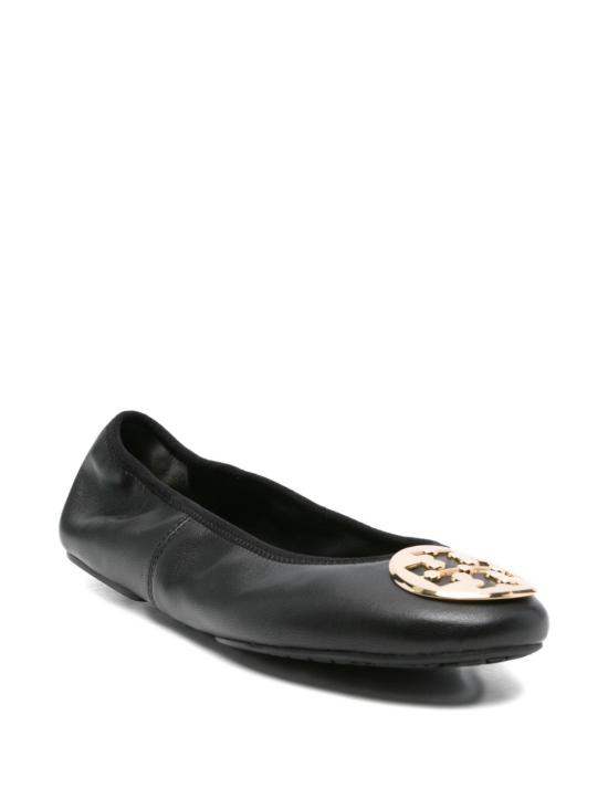26SS 토리버치 레바 트래블 발레리나 플랫 177201013 BLACK - TORY BURCH
