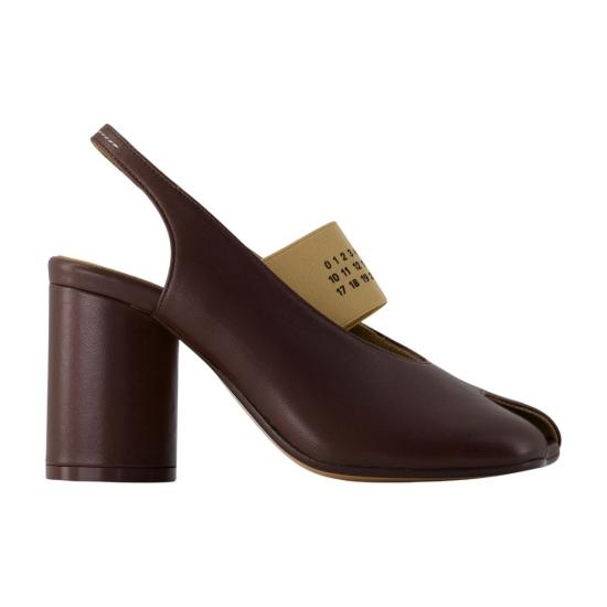 26SS MM6 메종마르지엘라 아나토믹 뉴메릭 슬링백 S59WP0213P3628T2259 BROWN