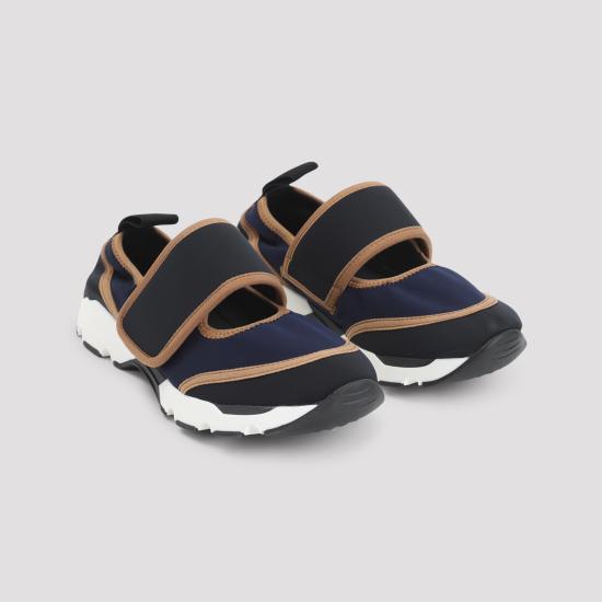 26SS 마르니 라이크라 메리 제인 스니커즈 SNZW020602P7613ZP081 BLACK - MARNI