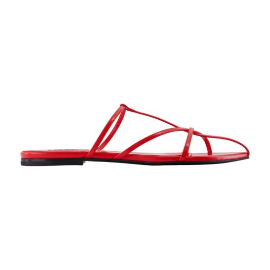 26SS 질샌더 뮬/슬리퍼 J15WP0181P6519620 RED