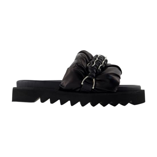 26SS 토가 뮬/슬리퍼 FTGPW146309005 BLACK