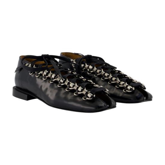 26SS 토가 플랫 슈즈 FTGPW145209009 BLACK - TOGA