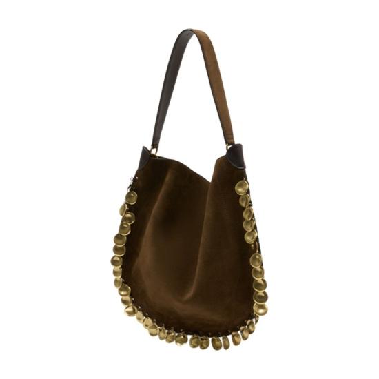 26SS 이자벨마랑 오스칸 호보 지퍼백 BF0066FAC3C22M11BR ORANGE - ISABEL MARANT