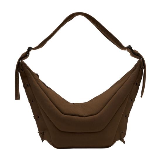 26SS 르메르 워터 리펠런트 나일론 캔버스 미디움 소프트 게임 백 BG0074LF1330BR480 BROWN