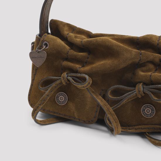 26SS 아크네 스튜디오 멀티포켓 스웨이드 마이크로 백 C10265295 BROWN - ACNE STUDIOS