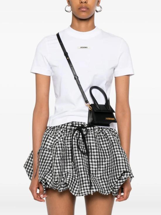 26SS 자크뮈스 치키토 래더 미니 핸드백 BAW00001BC01C01990 BLACK - JACQUEMUS
